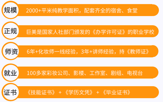 化(huà)妝造型設計(jì)全科(kē)班